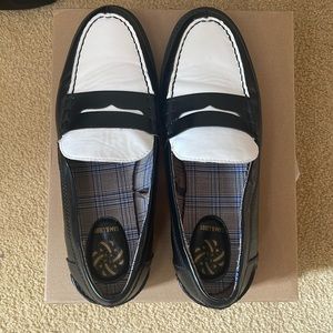 Sam & Libby black and white loafers size 10